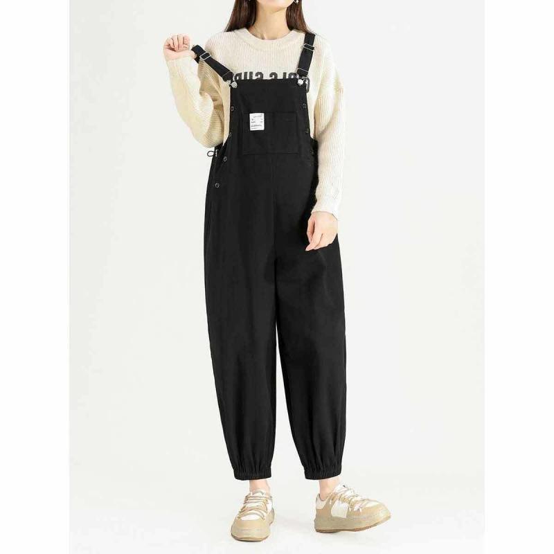Outdoor Thin Full Size Loose Overall Jumpsuit
