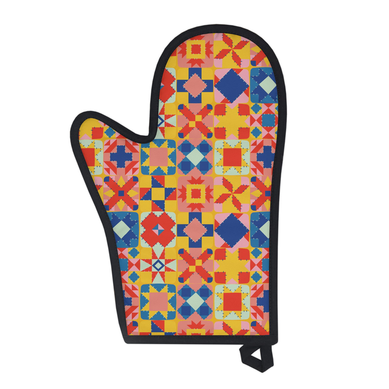 Colorful Patchwork Oven Glove