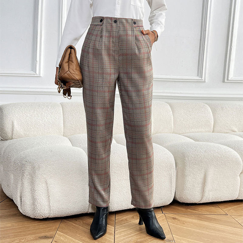 Houndstooth Ladies Suit Pant