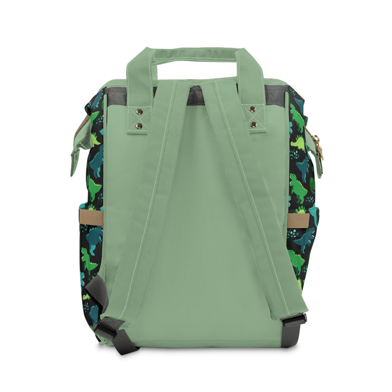 Personalized Dinosaur Pattern Multifunctional Diaper Backpack, Newborn Gift, Baby Shower Gift, Dino Themed Babyshower