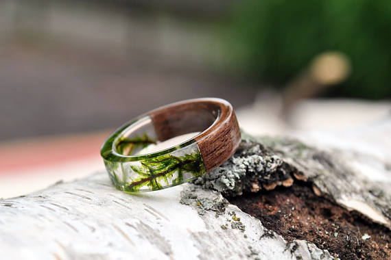 Simple Version Of The Sea DIY Handmade Ring Resin Ring