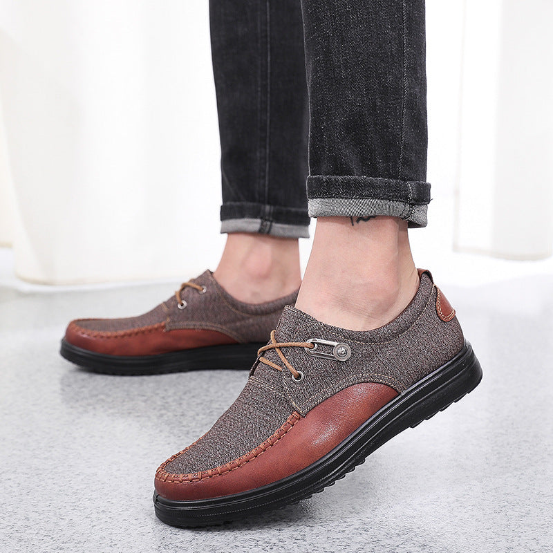 Men's Shoes Lightweight Comfortable Low-top Casual Soft Bottom