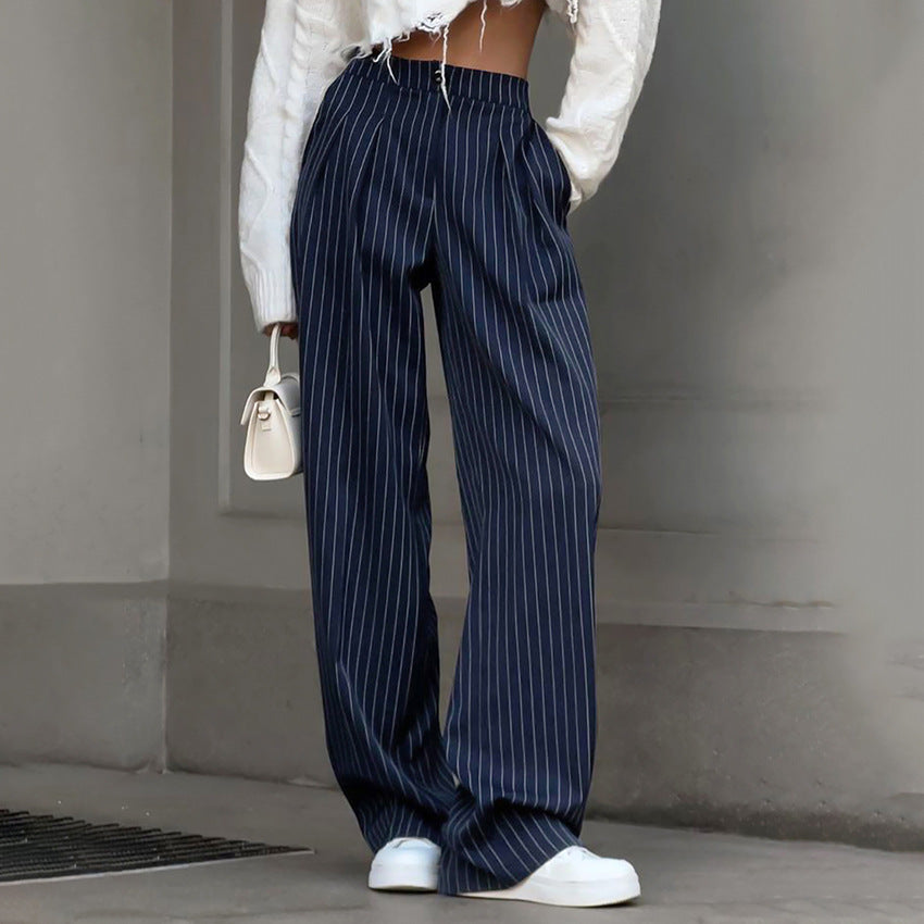 Design Casual Suit Pants Draped Pants Women's Clothing