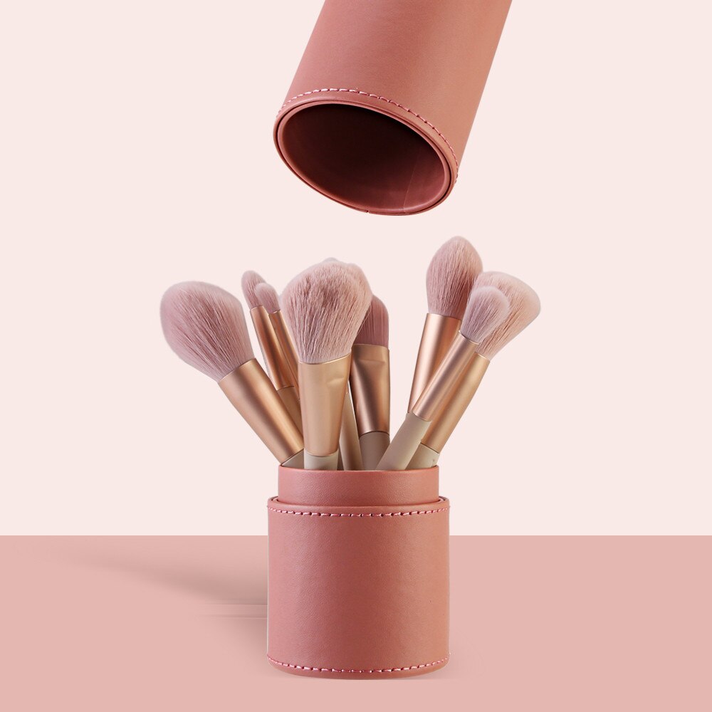 Round Cosmetic Brush Container Cosmetic Tool Cosmetic Brush
