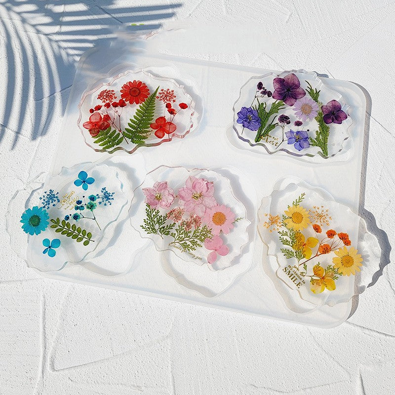Dried Flower Coaster Drip Set DIY Material Bag