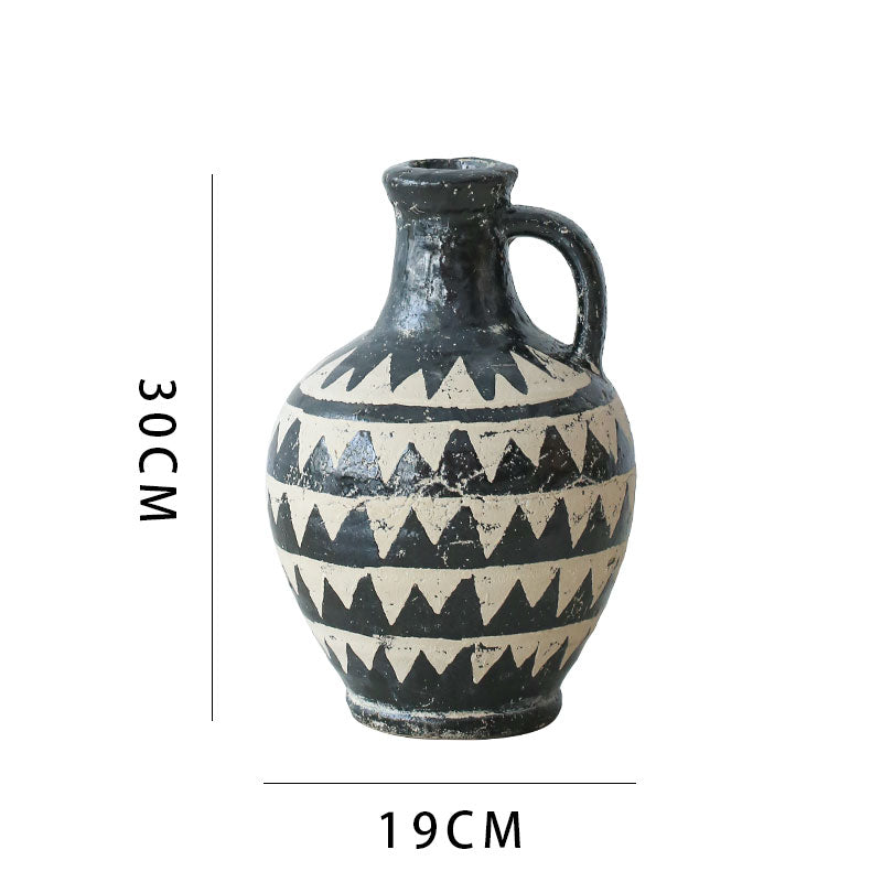 Antique Ceramic Vintage Vase Literary