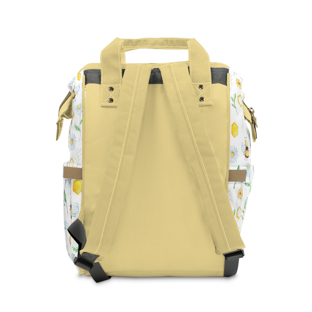 Personalized Honeybee Girls Multifunctional Diaper Backpack, Newborn Gift, Baby Shower Gift, Baby Diaper Bag Nappy Stroller Bag