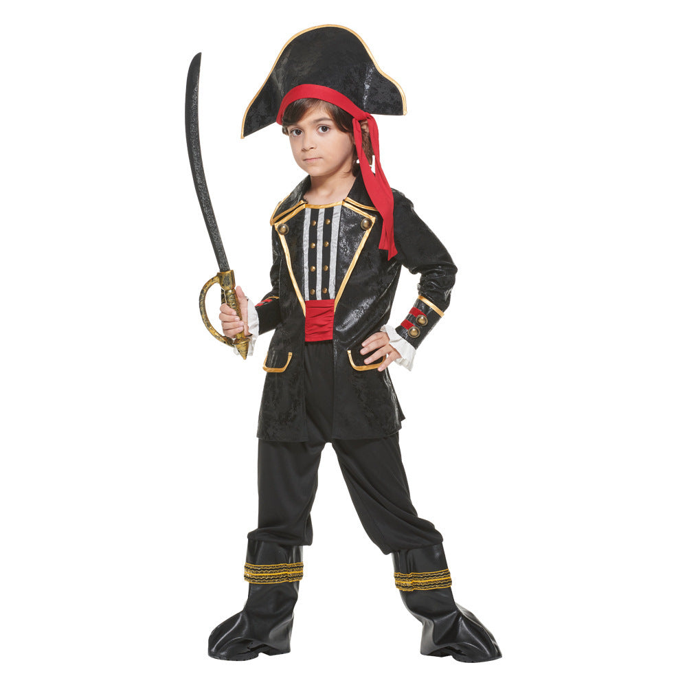 Children's Pirate Cosplay Clothes Halloween Carnival