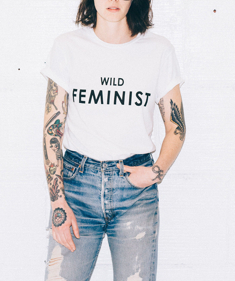 Wild Feminist Short Sleeve T-Shirt