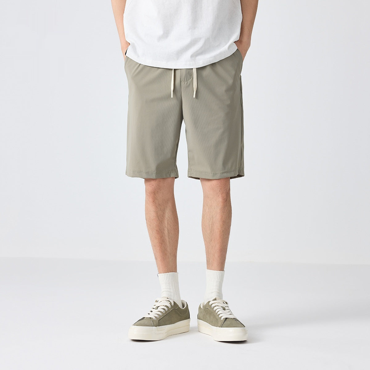 Simple Loose Cool Casual Shorts Straight Fifth Pants