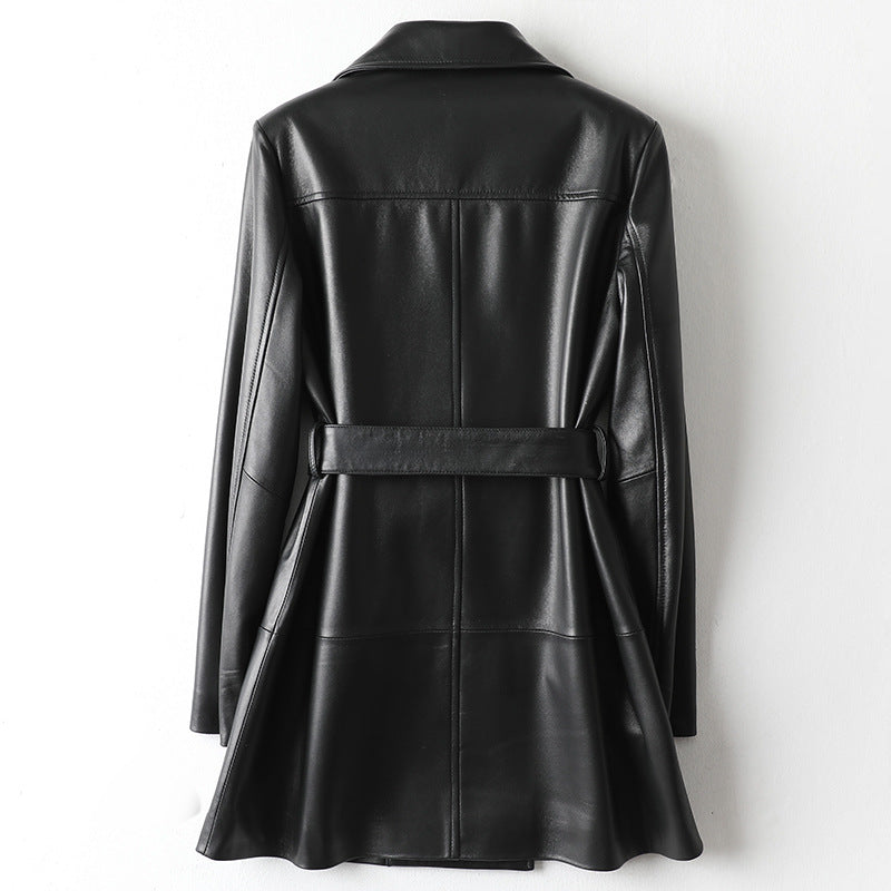 Fashion Leather Jacket Blazer For Women