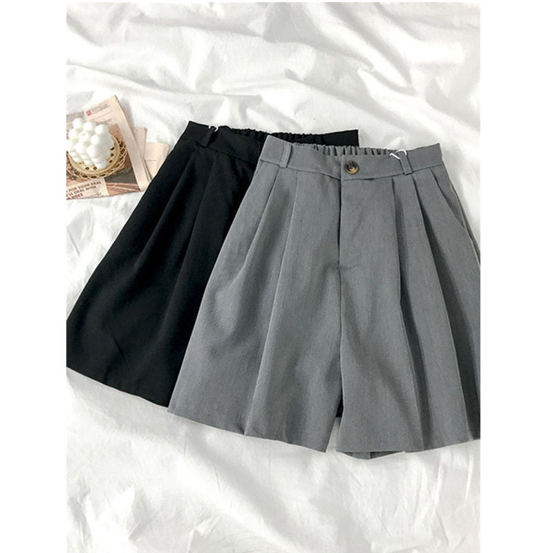 Gray Suit Pants Women's Summer Thin Section Pants Straight