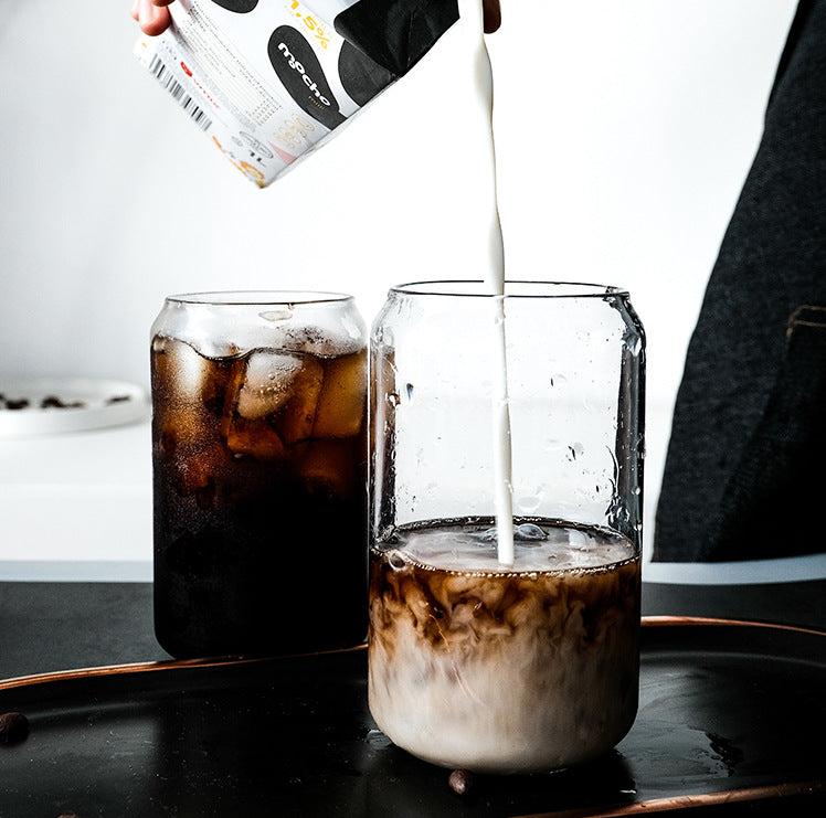 Creative Glass Iced Coffee Cup