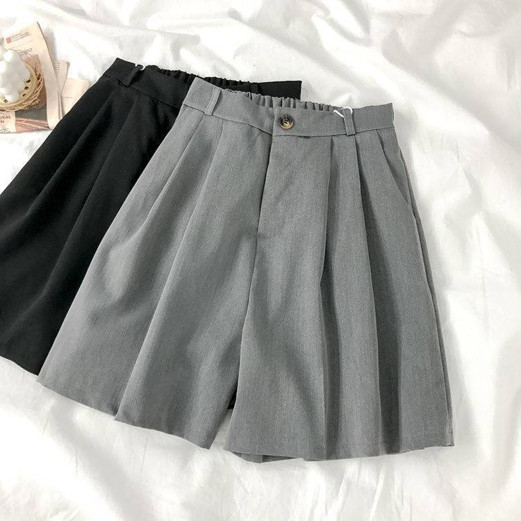Gray Suit Pants Women's Summer Thin Section Pants Straight