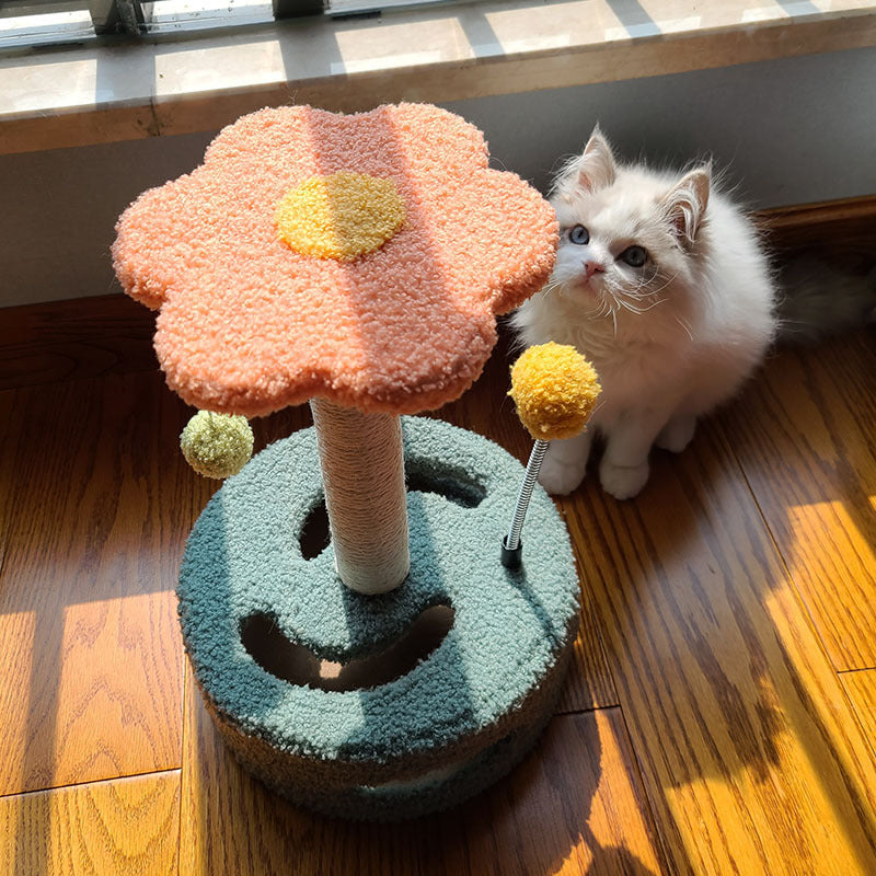 Flower Cat Scratch Board Grinding Cat Claws Cat Toys
