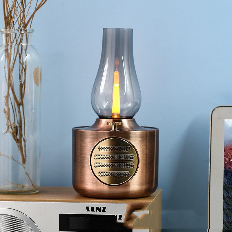Vintage Kerosene Lamp Bluetooth Audio