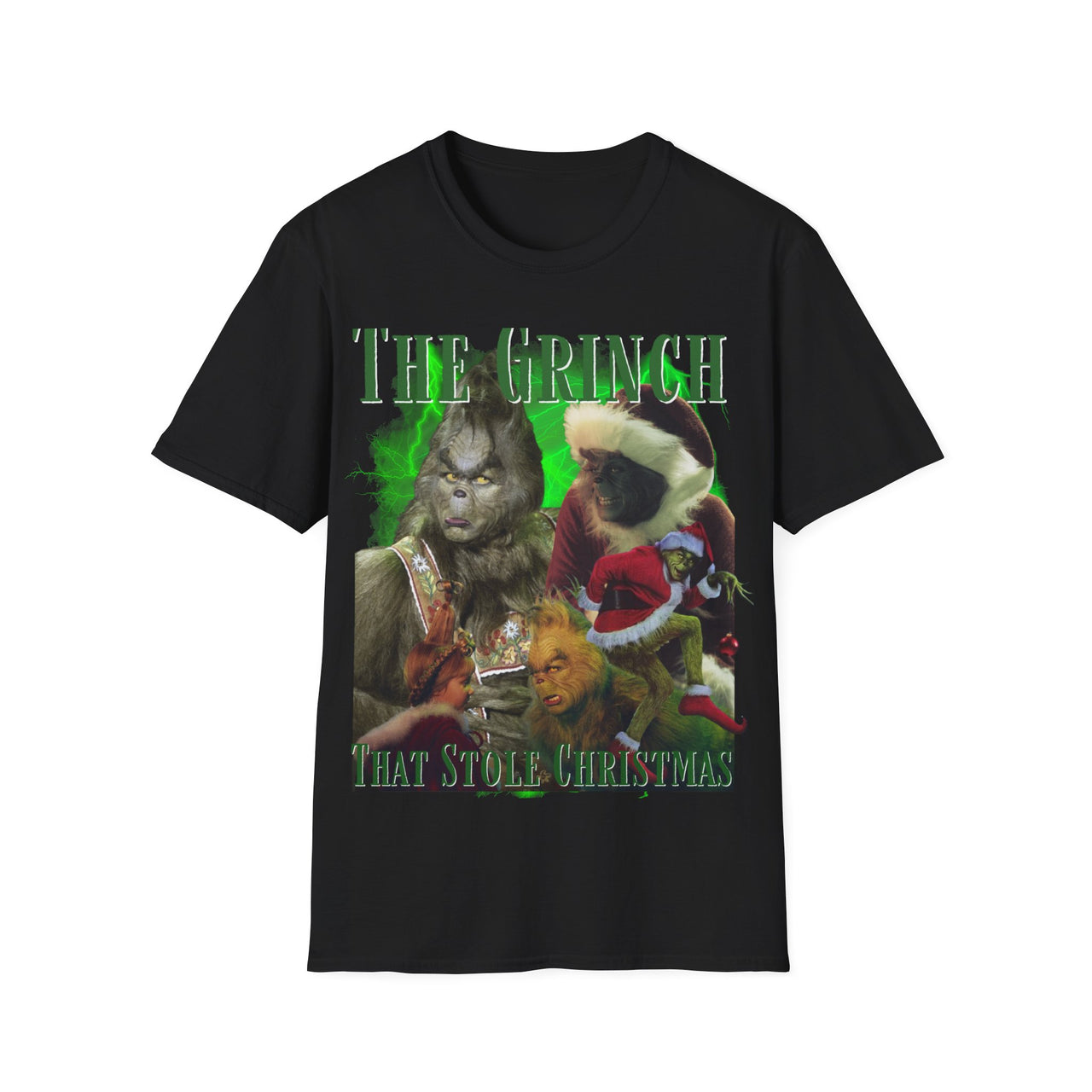 The Grinch Vintage Shirt, Jim Carrey Retro Shirt, Christmas Bootleg Shirt, 90s Vintage Graphic Christmas Tee v2