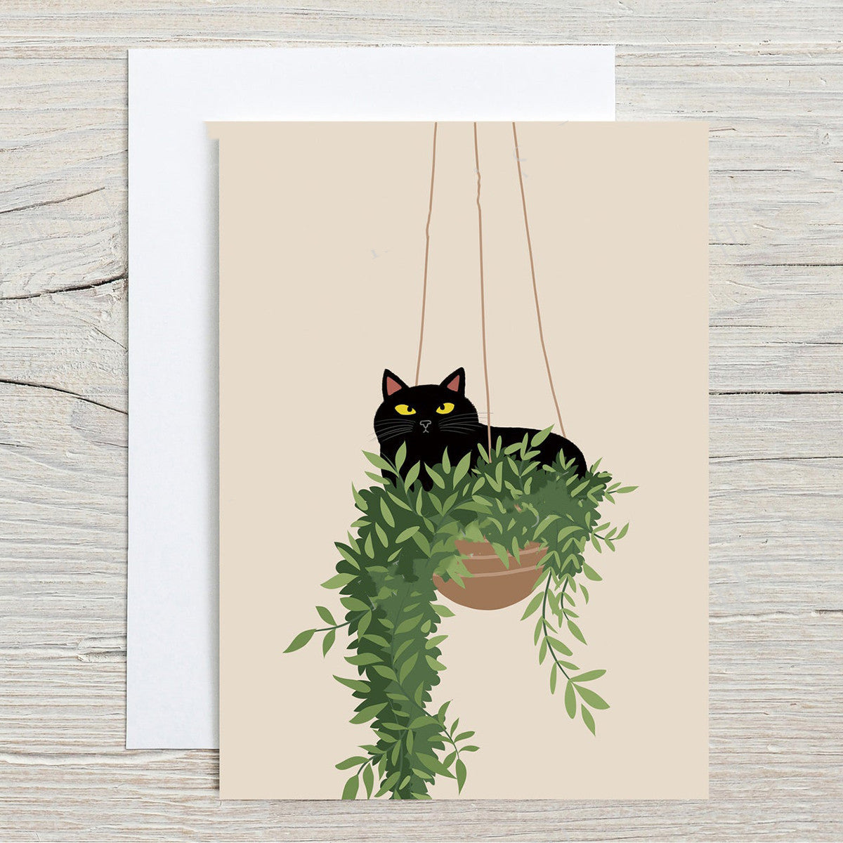 Fashionable Temperament Printable Cat Monstera Plant Wall Art