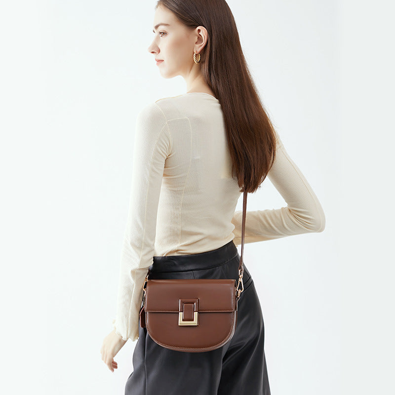 Stylish Leather Women's Shoulder Bag