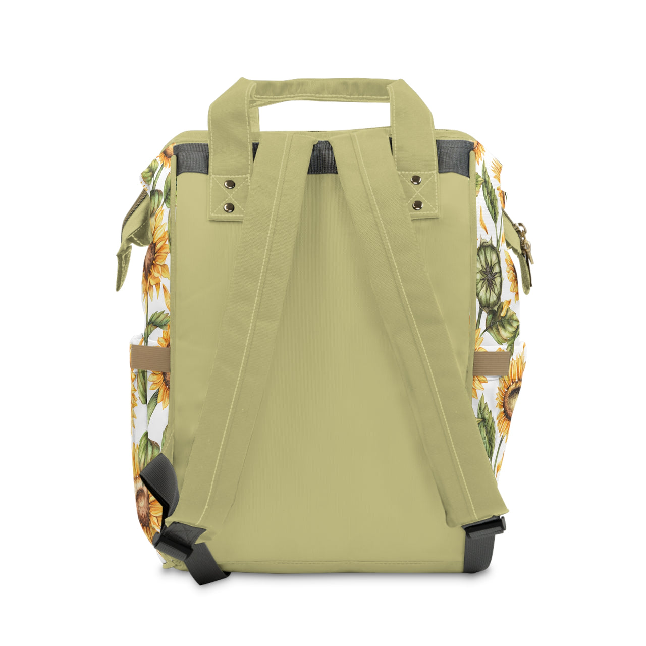Personalized Sunflower Girls Multifunctional Diaper Backpack, Newborn Gift, Baby Shower Gift, Baby Diaper Bag Nappy Stroller Bag