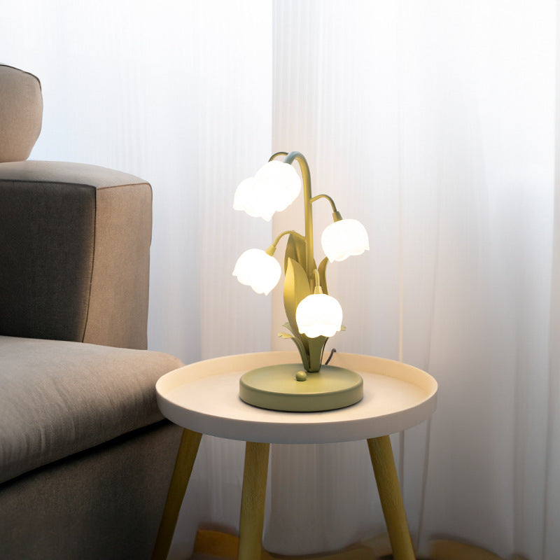 French Style Bedroom Minimalist Decoration Flower Atmosphere Lamp
