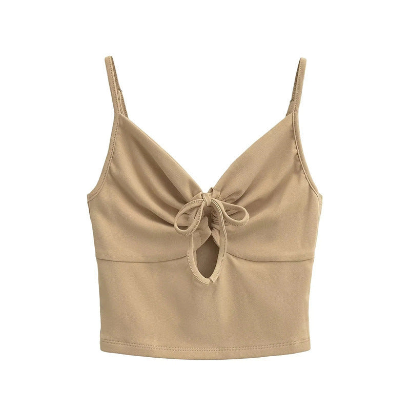 Hollow Out Strap Sexy Camisole