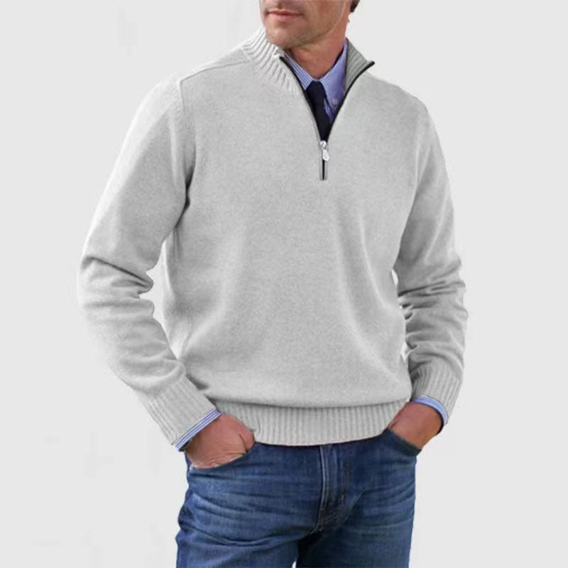 Men's Knitwear Zipper Pullover
