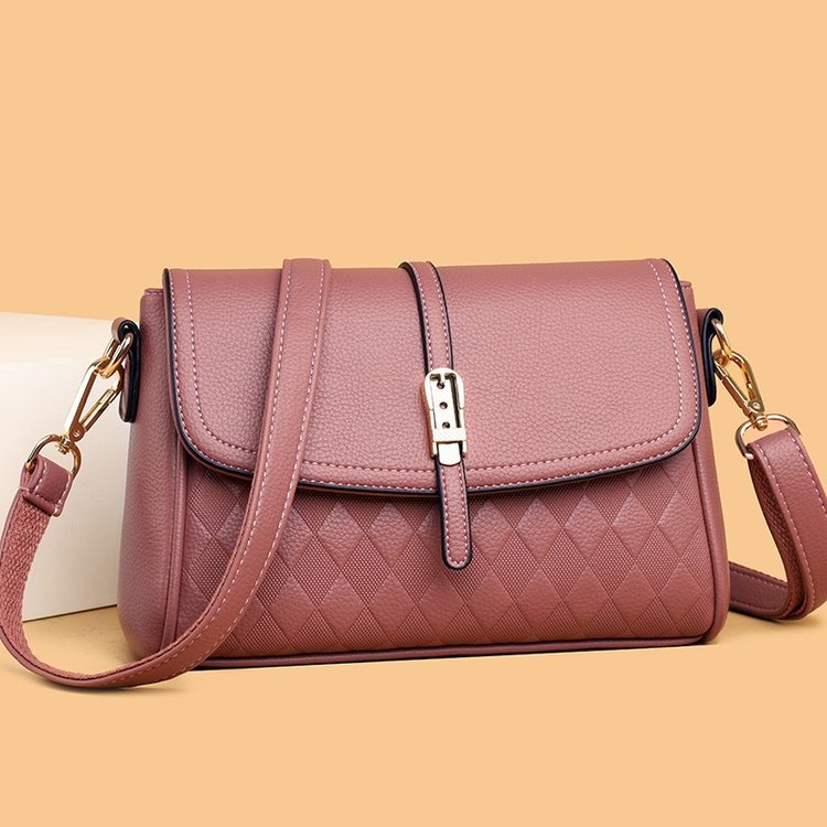 High-grade Messenger Bag Simple Soft Faux Leather
