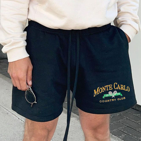 Men's Monte Carlo Country Club Fashion Printed Casual Shorts