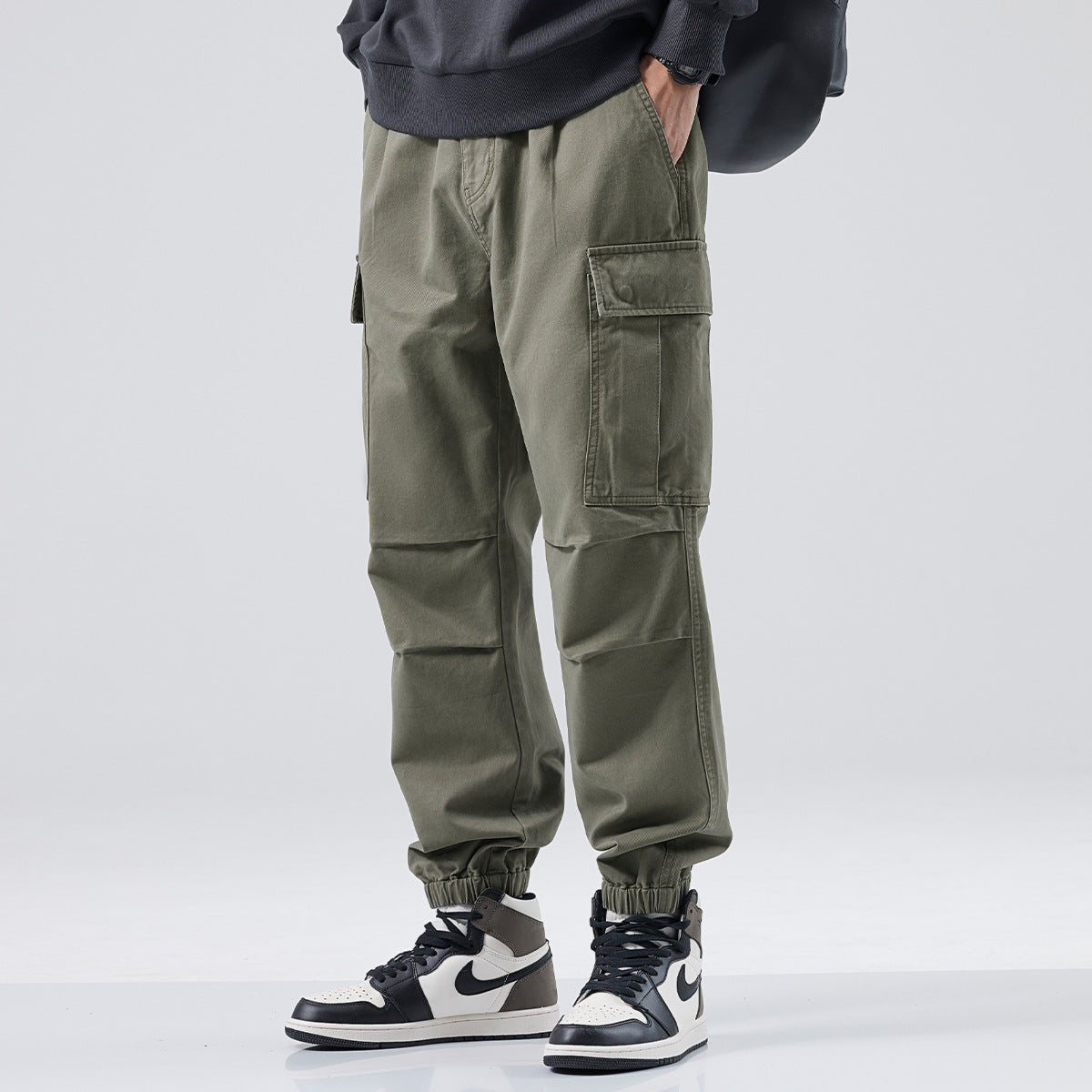 Men's Spring And Autumn Casual Cargo Pants