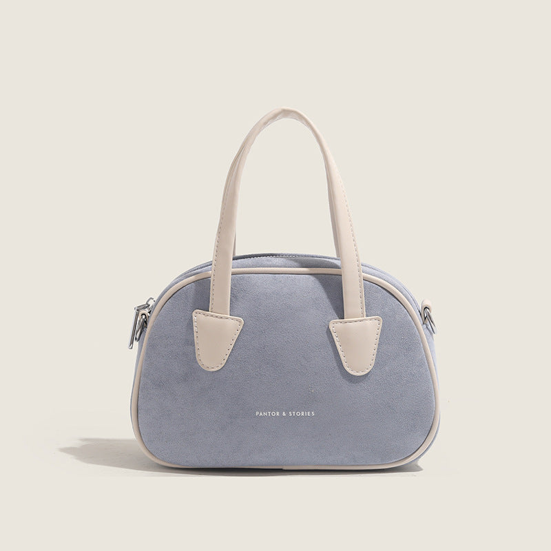 Niche Contrast Color Frosted Small Bag