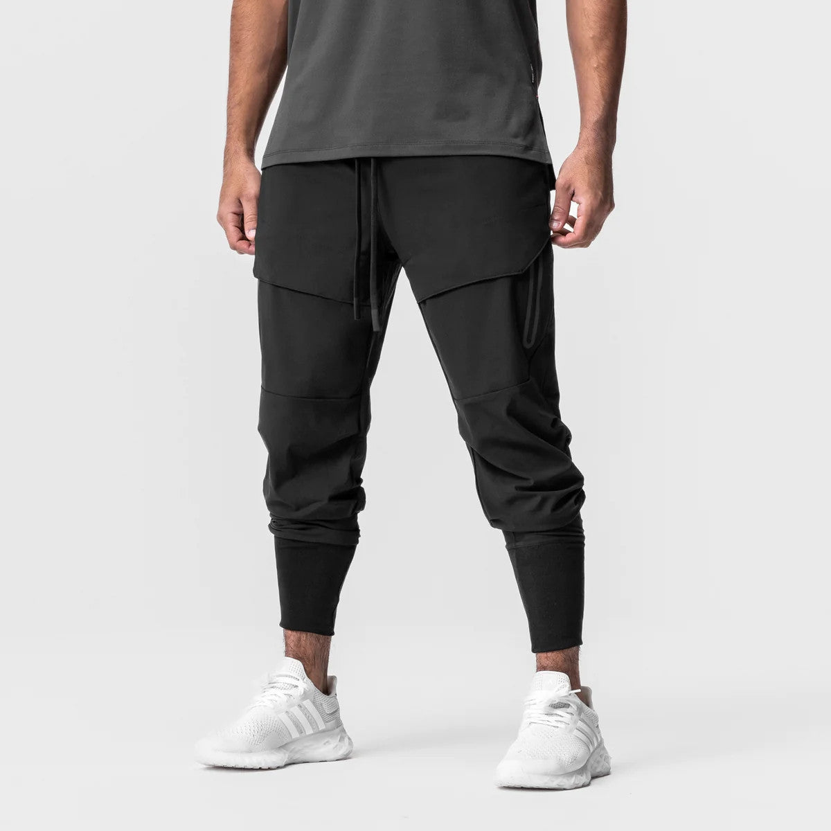 Men's Fashion Sports And Leisure Training Ankle-tied Trousers