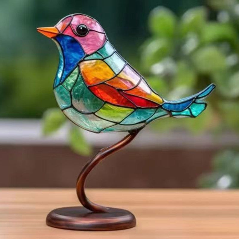 Creative Desktop Color Bird Ornaments Crafts