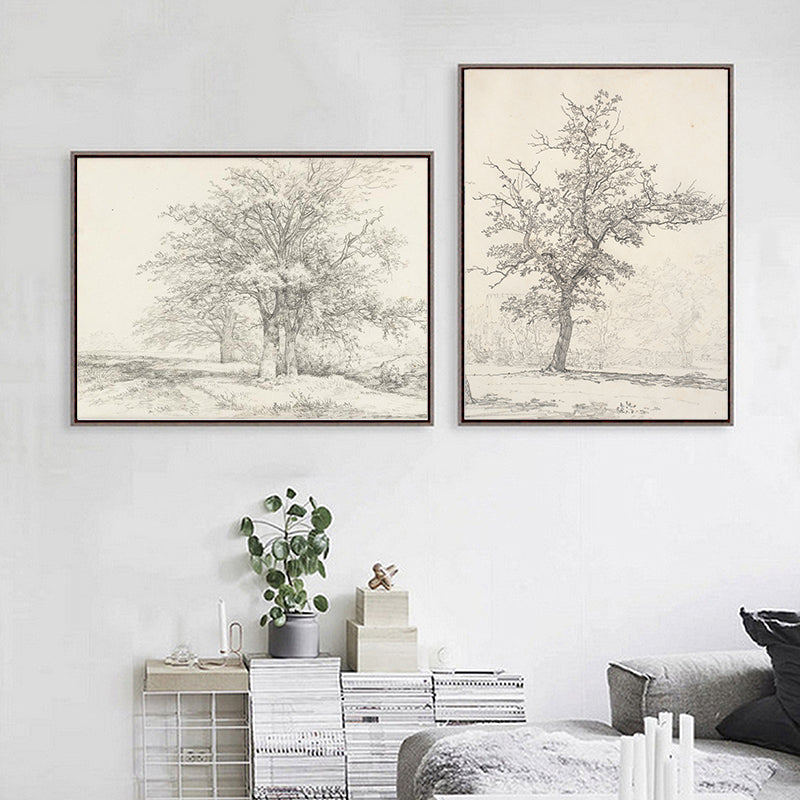 Living Room Vintage Painting Canvas Art Picture Poster