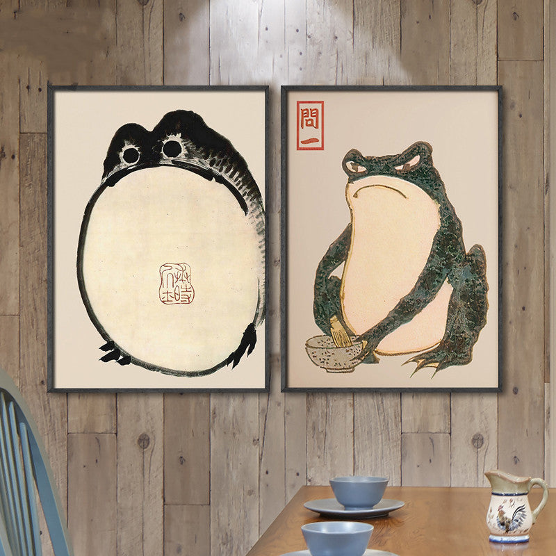 New Living Room Frog Decoration Painting