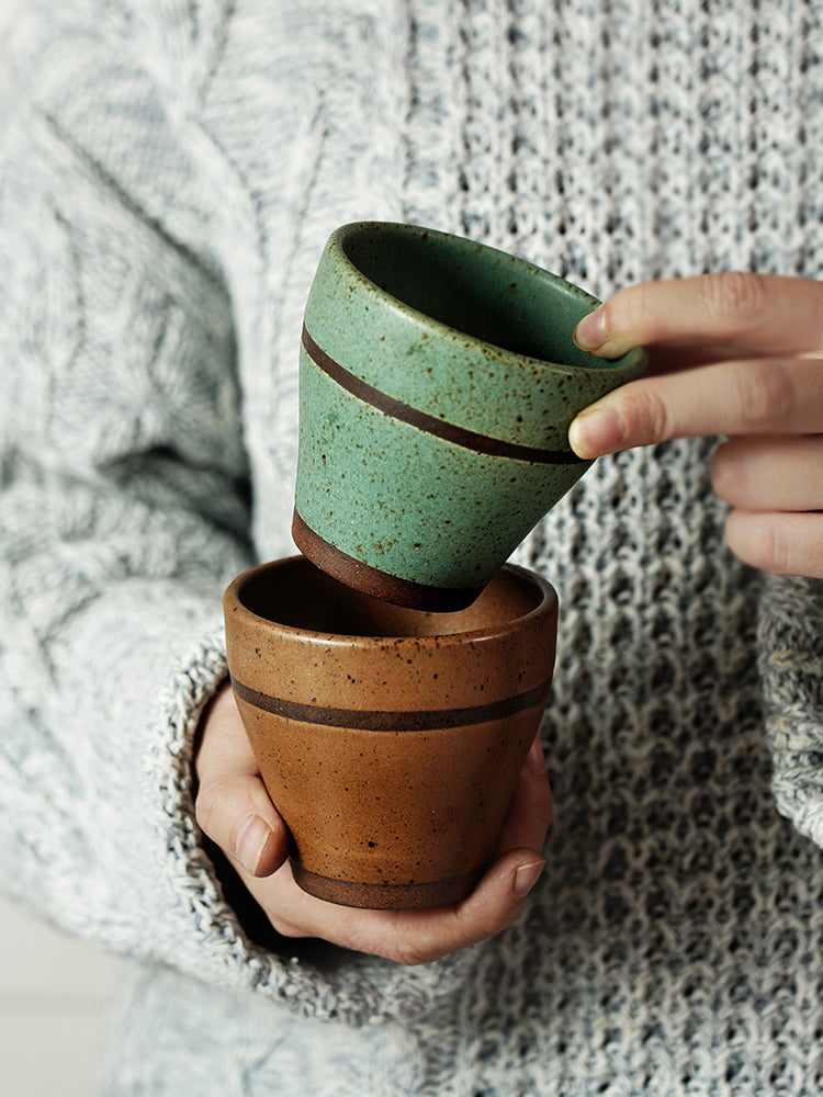 Ceramic Hand-painted Vintage Cup
