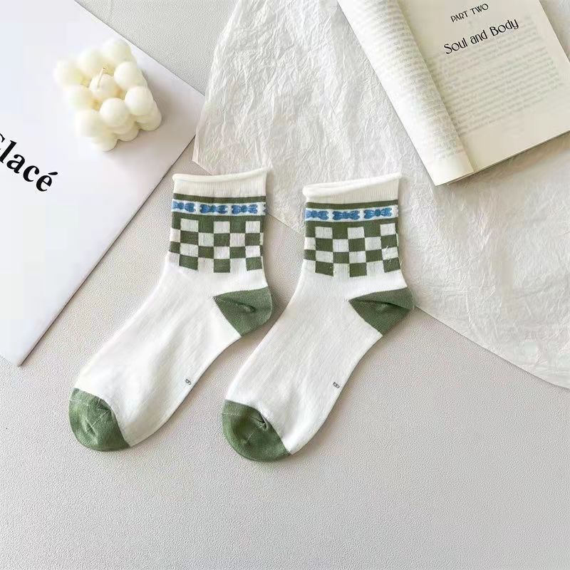 White Lace Cartoon Stockings Can Be Spring And Fall Japanese Jk Pile Of Socks Summer