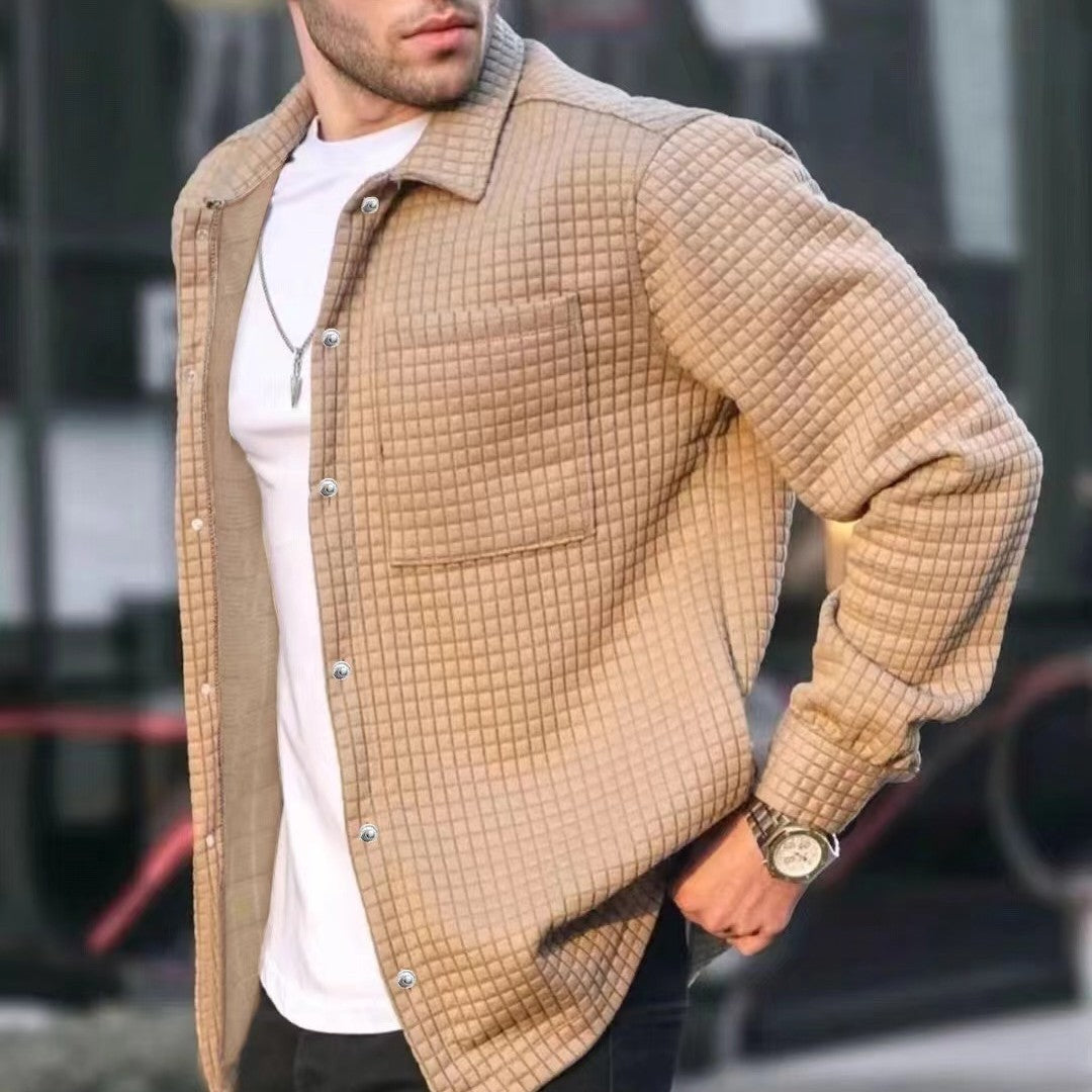 Men's Fashion Casual Large Size Long Sleeve Jacket