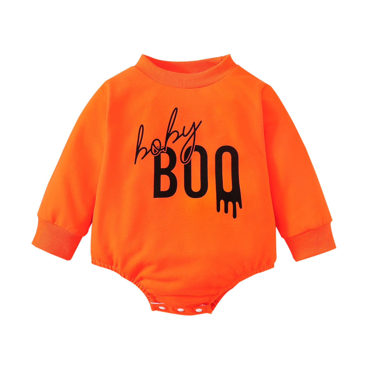 Baby Boo Halloween Long-sleeved One-piece Romper