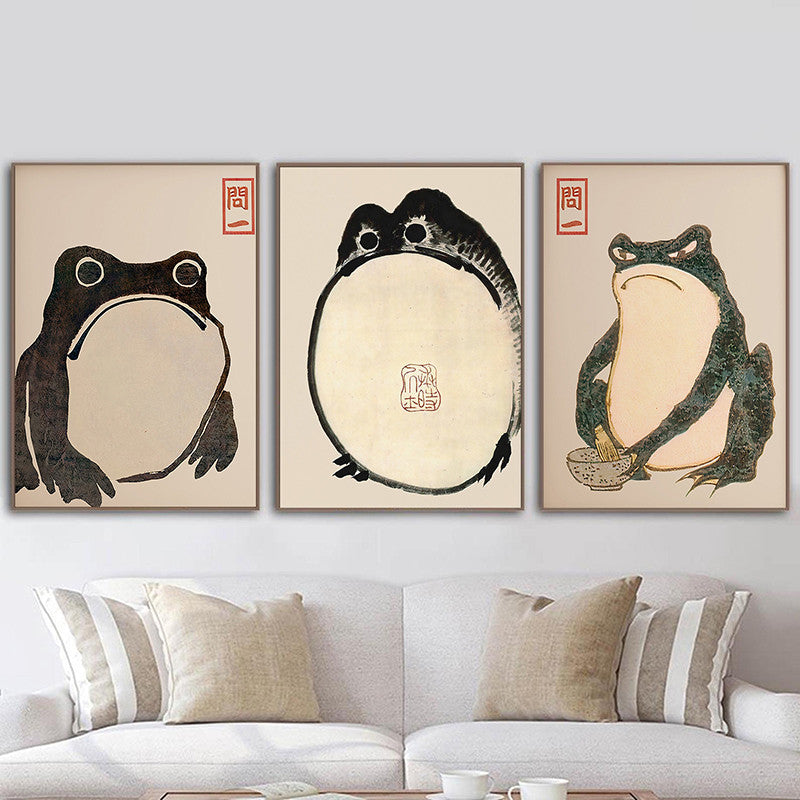 New Living Room Frog Decoration Painting