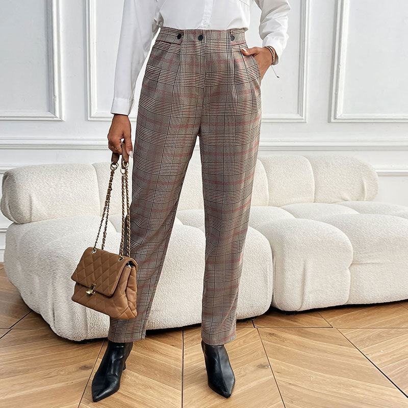 Houndstooth Ladies Suit Pant