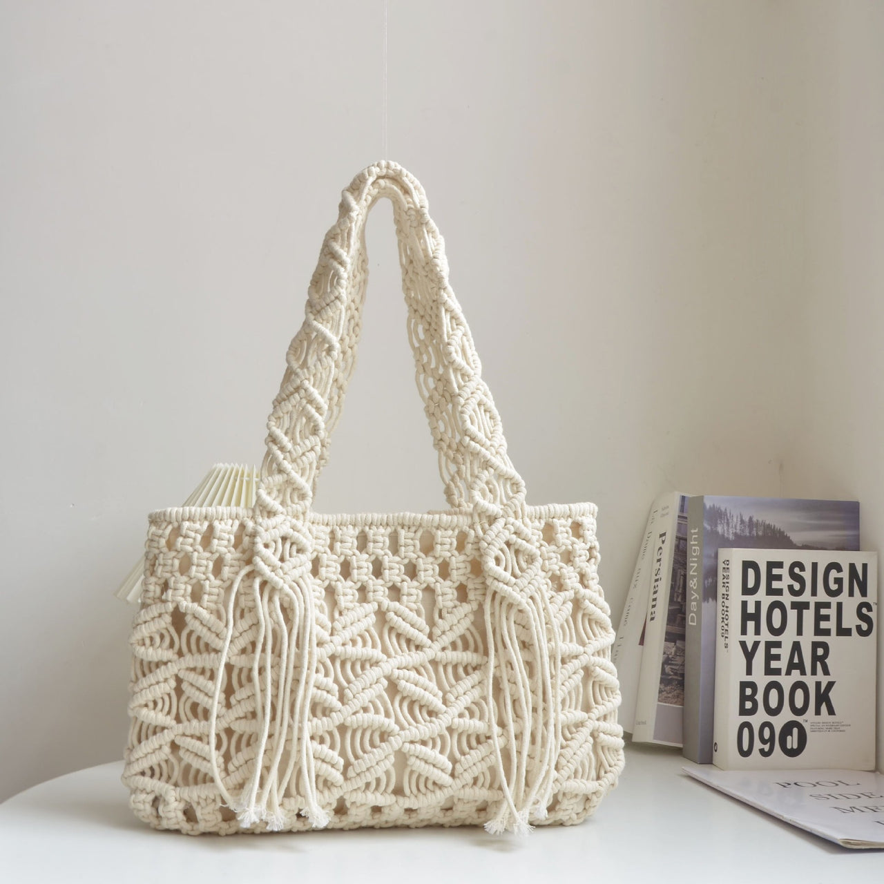 Cotton String Hand-woven Bag