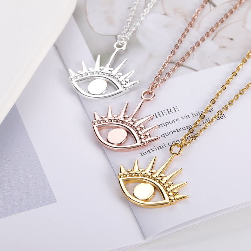 Angel Eye Pendant Copper Necklace