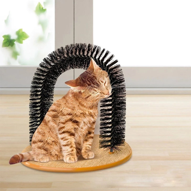 Cat Rubbing Device Arch Type Massage Brush Antipruritic