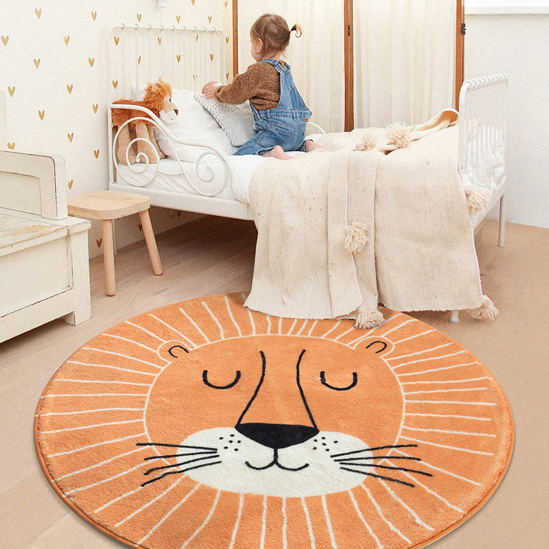 Animal Personality Children's Room Round Rug