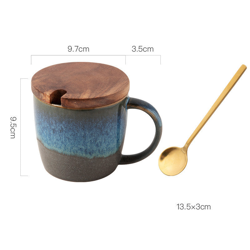 Creative Retro Ceramic Simple Breakfast Cup 13.5 oz