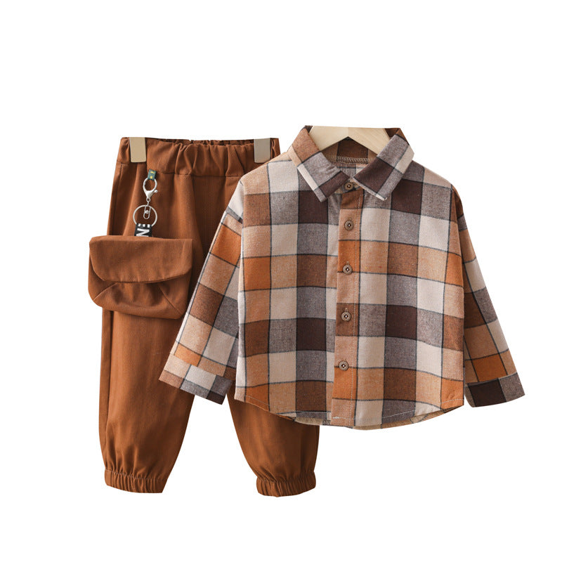 New Style Childrens Spring And Autumn Set
