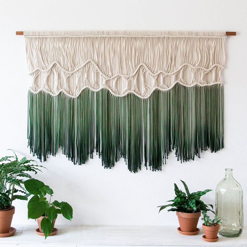 Handmade Green Dyeing Tapestry 140*100cm