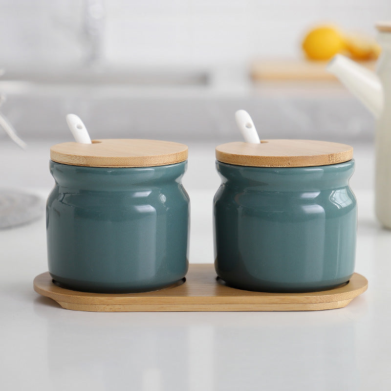 Creative Nordic Kitchen Seasoning Pot Household Ceramics