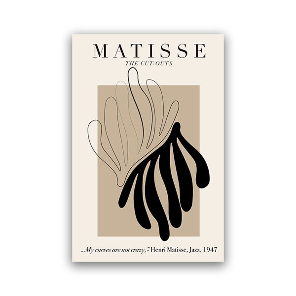 Henri Matisse Abstract Floral Canvas Artwork Decor